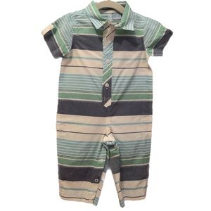 Striped Cotton Jumpsuit